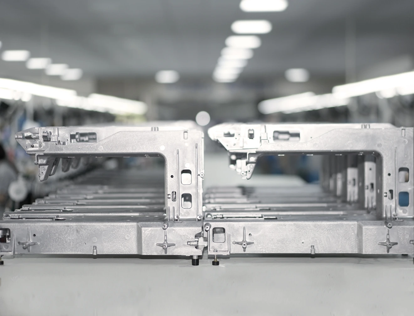 EOC06 frame material made from high-temp aluminum die-casting.
