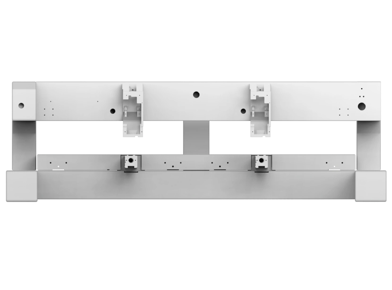 Bottom view of the mold, showcasing its precision and sturdy foundation.