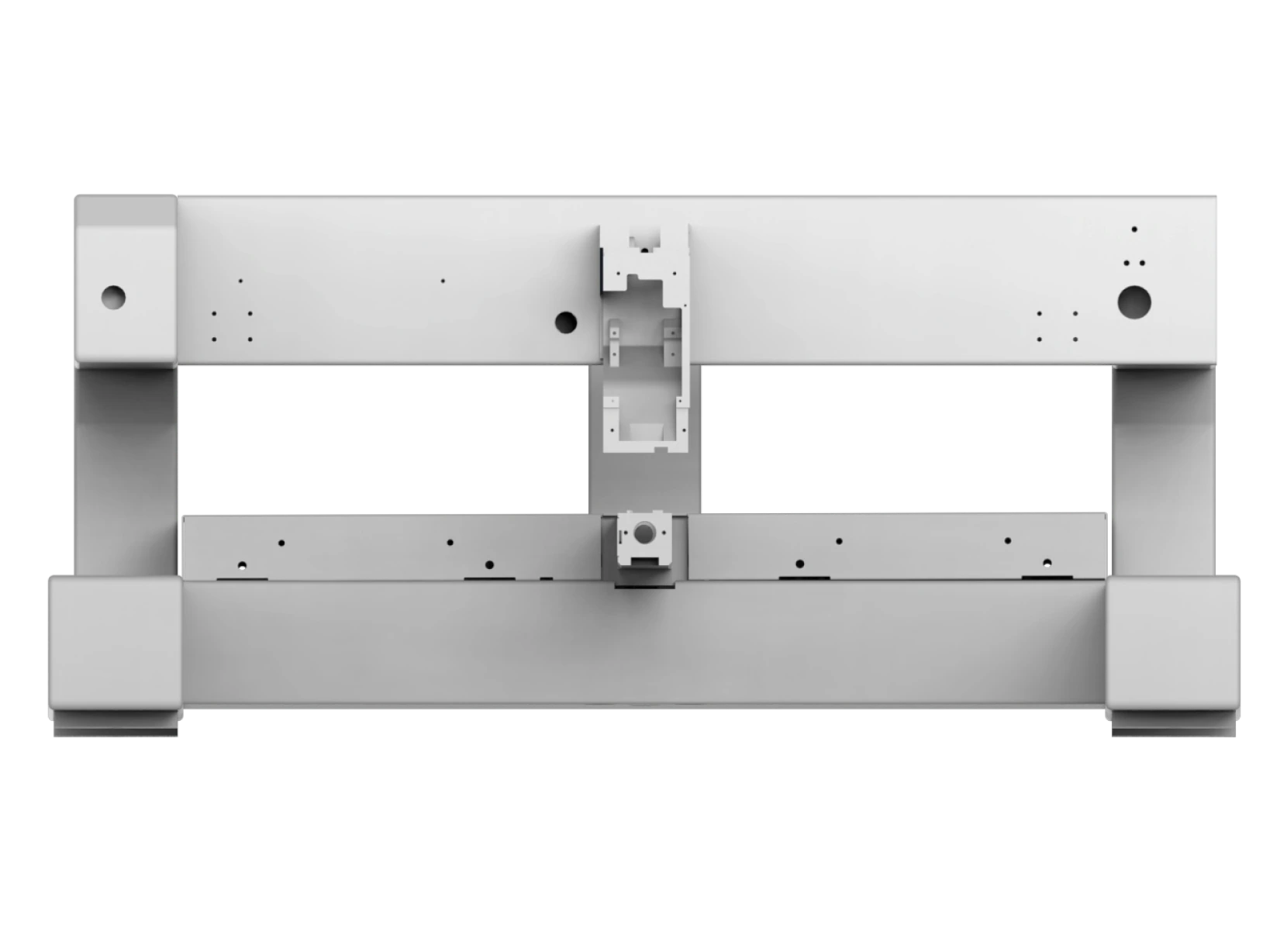 THE VISION Bottom view of the mold, showcasing its precision and sturdy foundation.